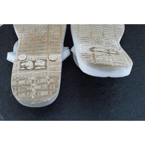 Sanuk‎ Sz 8 M White Flip Flop Synthetic Women Sandals - Picture 6 of 7